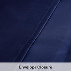 NTBAY Satin Body Pillowcase for Hair and Skin, Luxurious and Silky Pillow case with Envelope Closure, 20x54 Inches, Navy Blue