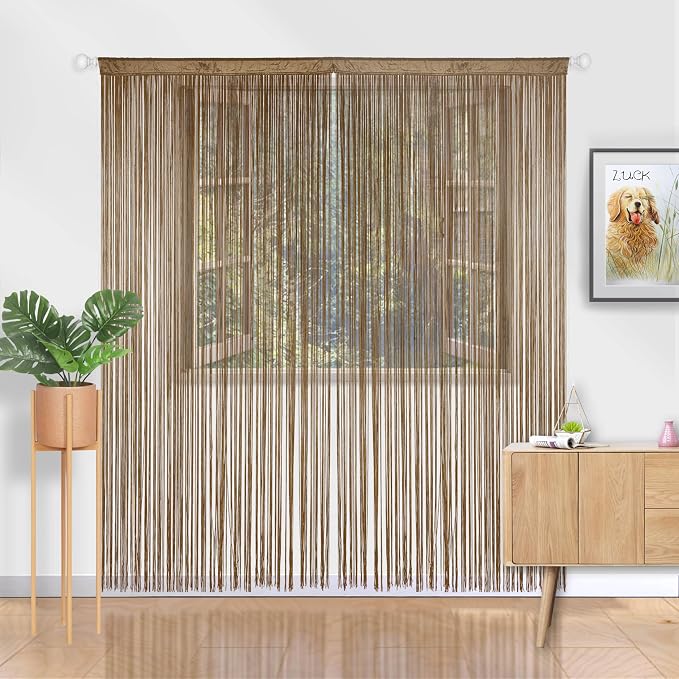 YIIBAII Door String Curtains Fringe Door Curtains - Image 4