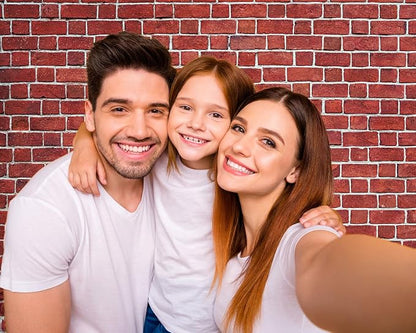 VitalCozy 15 x 10 ft Red Brick Wall Backdrop Fabric Brick Photo Background | - Image 3