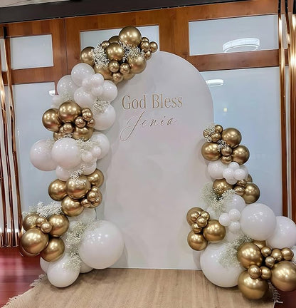 Metallic Gold Balloons Set - Image 5