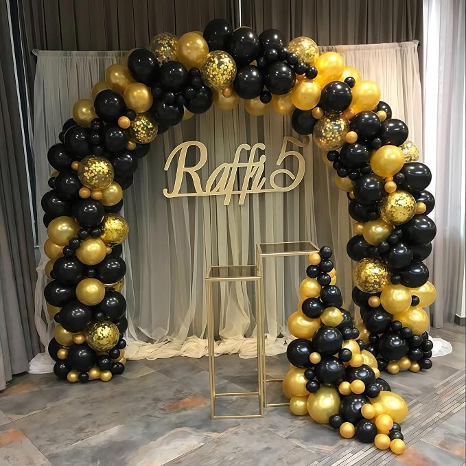 Balloons Gold and Black - Image 4