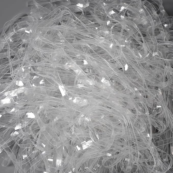 Rubber Bands Long 5inx0.2in 190Pcs TPU Clear Rubber Band - Image 5