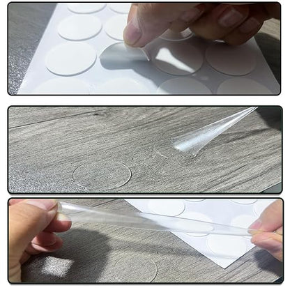 80 PCS Nano Double Sided Tape, 0.78" Round Putty Clear Sticky Tack, Glue - Image 3