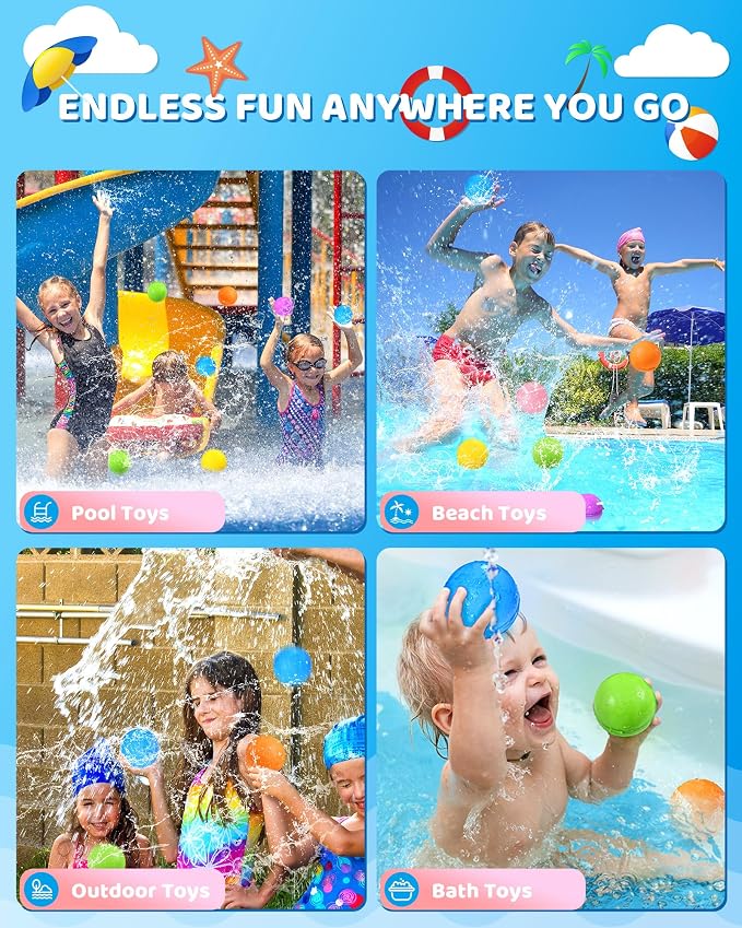 Reusable Water Balloons 18PCS - Image 8