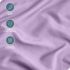 Bare Home Microfiber Bulk Pillow Cases - King Set of 4 - Cooling Pillowcases - Double Brushed - Lavender Pillowcases 4 Pack - Easy Care (King - 4 Pack, Lavender)