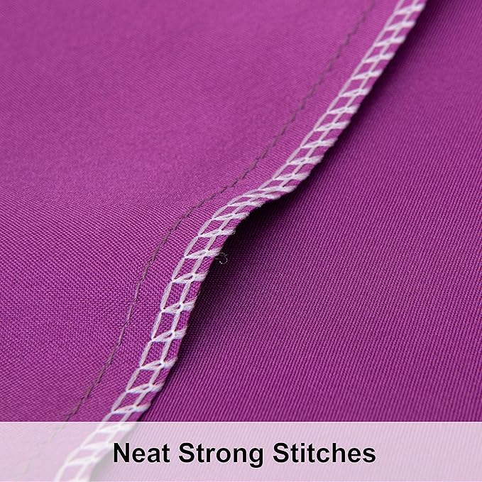 NTBAY 12 Pack Satin King Pillowcases for Hair and Skin, Luxurious and Silky Pillow Cases with Envelope Closure, 20 x 36 Inches, Purple