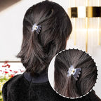 Cobahom 12 Pack Small Plastic 1.2 Inch No-Slip Mini Clips for Thin Hair Styling Accessories for Women and Girls (White)
