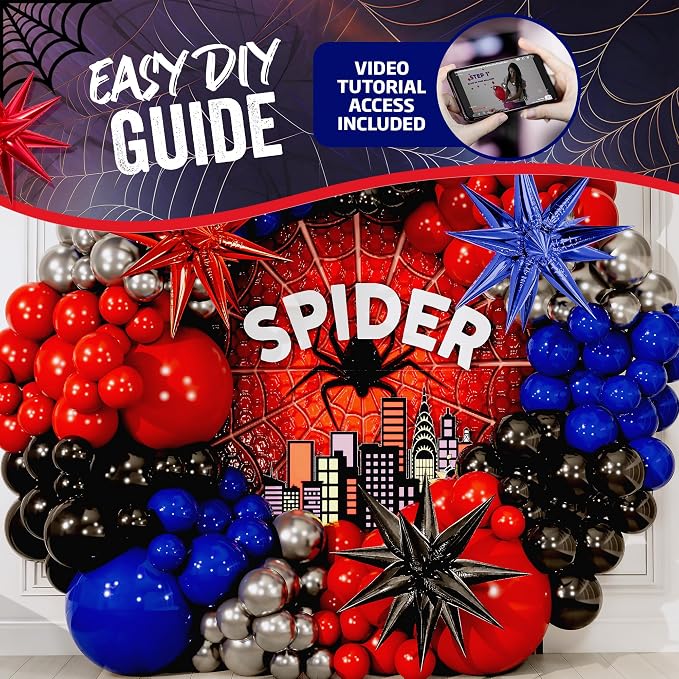 ALL-IN-1 Spider Balloon Arch Kit - Image 6