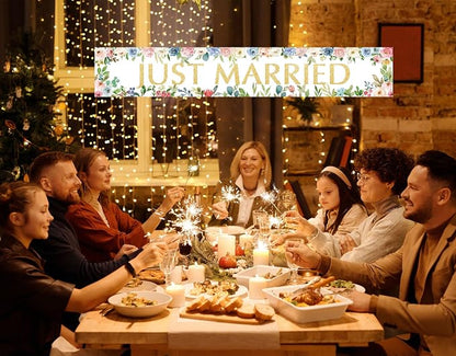 Just Married Banner Backdrop - Image 5
