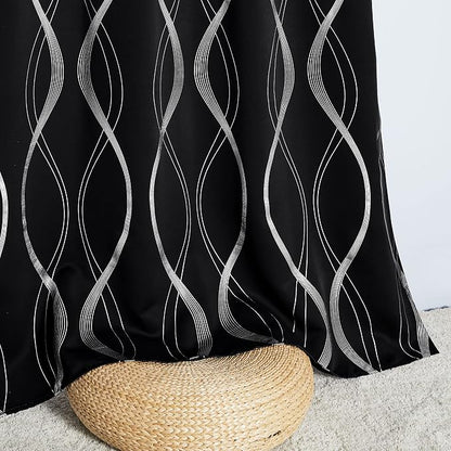 NICETOWN Blackout Curtain Panels 72 inches, 42 inches Wide, Light Reducing - Image 5