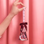 slip Skinny Scrunchies in Candy Cane Ornament Packaging: Anti-Crease, Anti-Breakage Slipsilk™ Design Protects Delicate Hair | Includes 4 Pure Silk Scrunchies