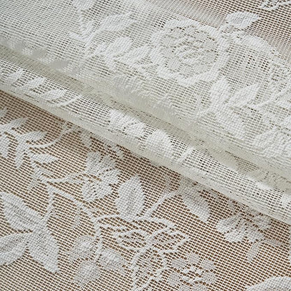 FINECITY Ivory Vintage Lace Curtains - Image 7