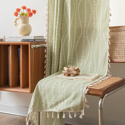 Sutuo Home Boho Curtains 63 Inches Length - Image 3