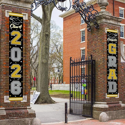 2026 Graduation Decorations, Congrats Grad Banner Backdrop - Image 6