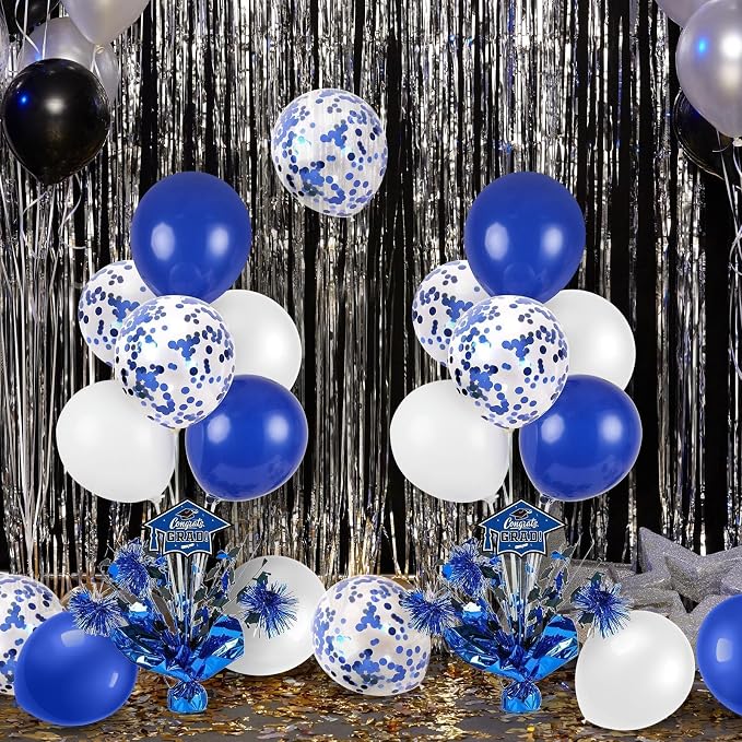 4 PCS Graduation Centerpieces for Tables Balloons Stand Holder Kit College - Image 8