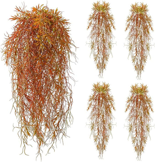4Pcs Autumn Fake Hanging Fern Plants by dallisten