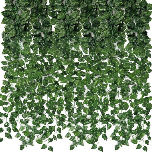 CEWOR Fake Vines for Room Decor 24 Pack 168ft Artificial Ivy Greenery Garland by CEWOR