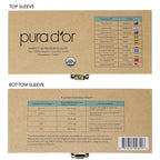 PURA D'OR Organic Perfect10 Essential Oils Set - 10x 10mL Wood Box Aromatherapy Gift Set - 100% Pure Therapeutic Grade for Relaxation and Wellness (Lavender, Peppermint, Eucalyptus, Tea Tree & More)