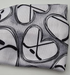 Soft Stretchy Headband, 3-in-1 Versatile Twist Style, One-Piece (Hockey Hearts, Adult)
