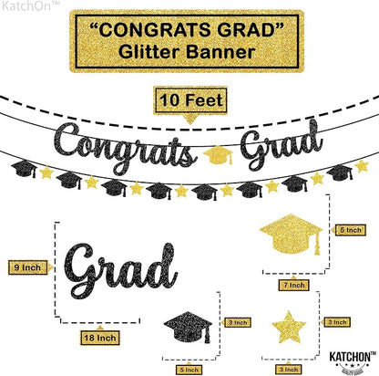 KatchOn Graduation Decorations 2026, 2026 Grad Party Decorations | Glitter - Image 4