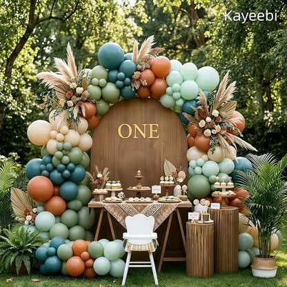 Sage Green Brown Balloons 12inch Light Olive Green Tan Brown Beige White Sand - Image 7