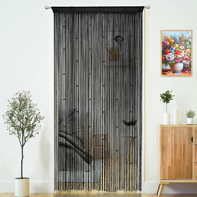 Beaded Curtain Door String Curtains by MakeLifeColorfulandSimple