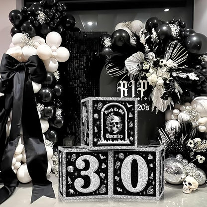 Death to My 20s 30th Birthday Balloon Boxes, Paper and Plastic, Includes 3 Pcs - Image 5