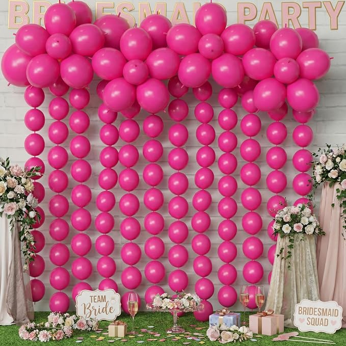 100 Pcs Link Balloon Quick Linking Latex Connected Balloons Linkable - Image 2