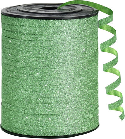 BEISHIDA Light Green Sage Glitter Ribbon by Beishida