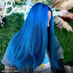 Arctic Fox Semi-Permanent Hair Dye, Vegan & Cruelty-Free, Ammonia-Free, Conditioning Color Cream for All Hair Types, Long Lasting, Poseidon Blue, 4 Fl Oz