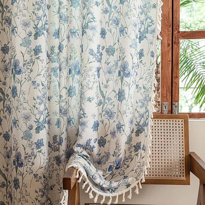 ENJOYBRIDAL Floral 63 Inch Curtains - Image 5