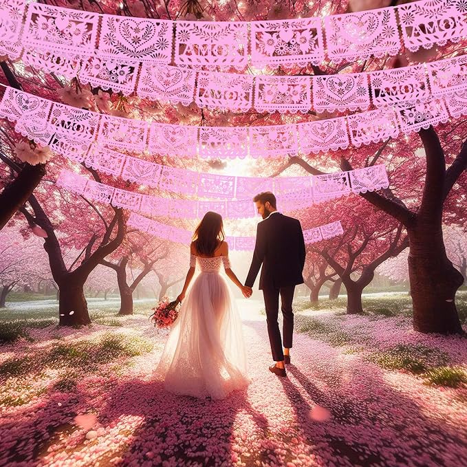 TaoBary 6 Pcs Papel Picado Mexican Wedding Cielito Lindo Party Decor 118 Feet - Image 6