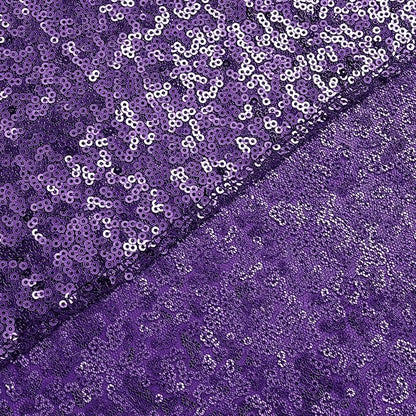 Sugargirl Purple Sequin Backdrop Curtain 4 Panels 2FTx8FT Glitter Purple - Image 9