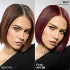 L'Oreal Paris Feria Multi-Faceted Shimmering Permanent Hair Color, R57 Cherry Crush (Intense Medium Auburn), Pack of 2 Hair Dye Kit
