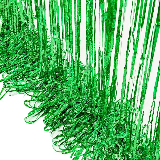 BRAVESHINE Foil Fringe Curtains | Photo Booth Party Streamers Backdrop | 3.2 x - Image 6