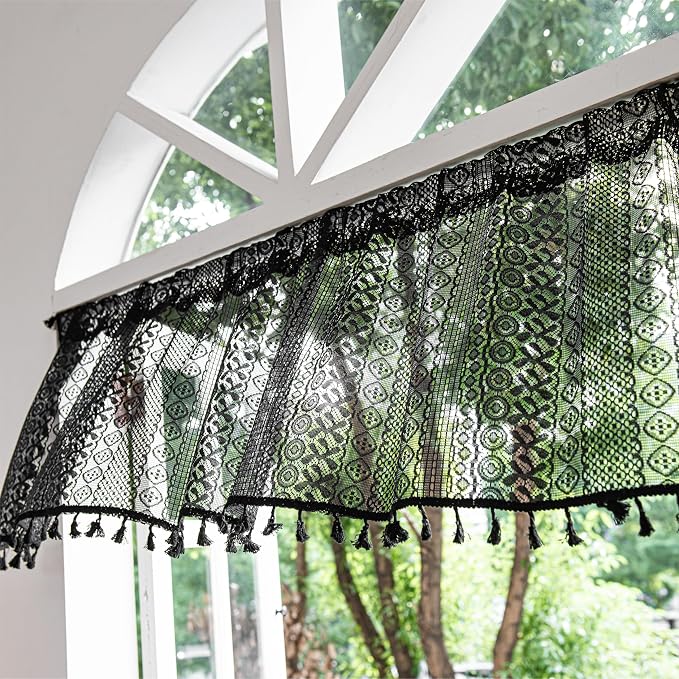 Sutuo Home Boho Valance Curtains - Image 7