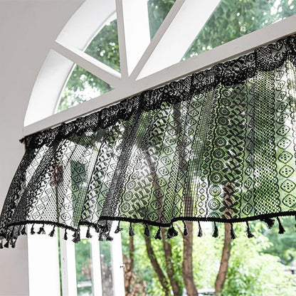Sutuo Home Boho Valance Curtains - Image 7