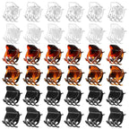 36pc Small Claw Clips, Value Pack Of Durable Hair Clips - 1" Inch Small Hair Clips for All Hair Types, Professional Quality Hair Accessories, Styling Sectioning for Women