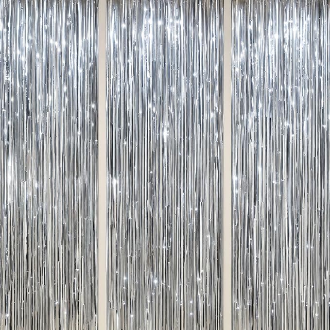 DECOCKRAT 3 Pack Foil Fringe Backdrop by DECOCKRAT
