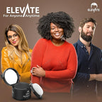 ELEVATE Hair Line Powder Instantly Conceal Hair Loss for Thinning Areas - Shadow Makeup - Root Cover Touch Up with Puff Touch - Instant Gray Coverage for Men and Women (Black)