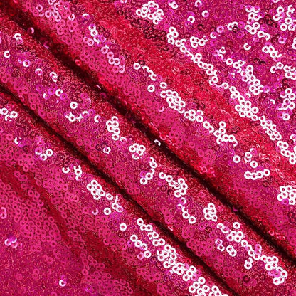 Eternal Beauty Hot Pink 3mm Sequin Backdrop 8x8 Ft - Image 9