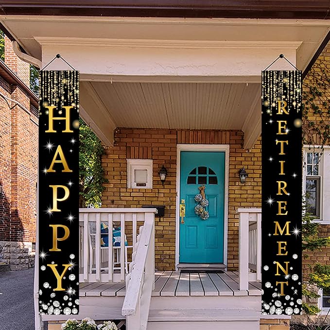 Happy Retirement Porch Banner - Image 2