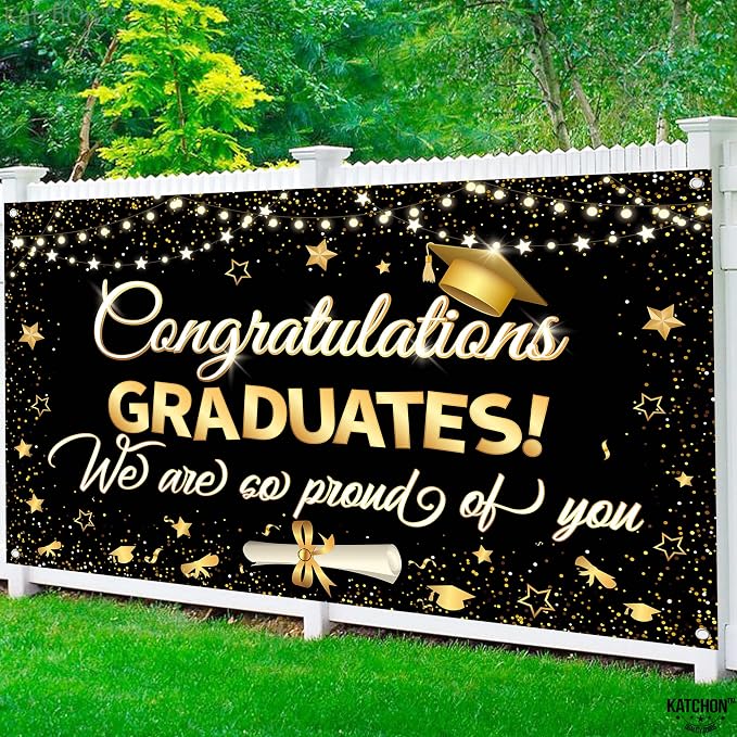 Graduation Decorations 2026 | XtraLarge Congrats Grad Banner - Image 8