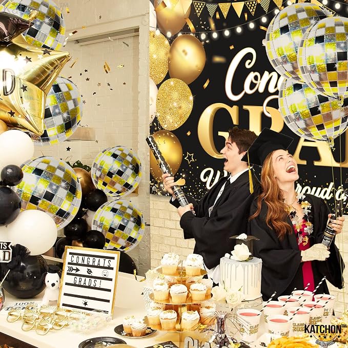 KatchOn, Shiny Disco Ball Foil Balloons - Image 7
