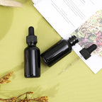 24 Pack,1oz Glass Dropper Bottle,Black Tincture Bottles with Dropper,Pretty Finish for All Kinds of Liquids,Oil Bottles for Hair- Stronger Suction ideal for Leakproof Travel