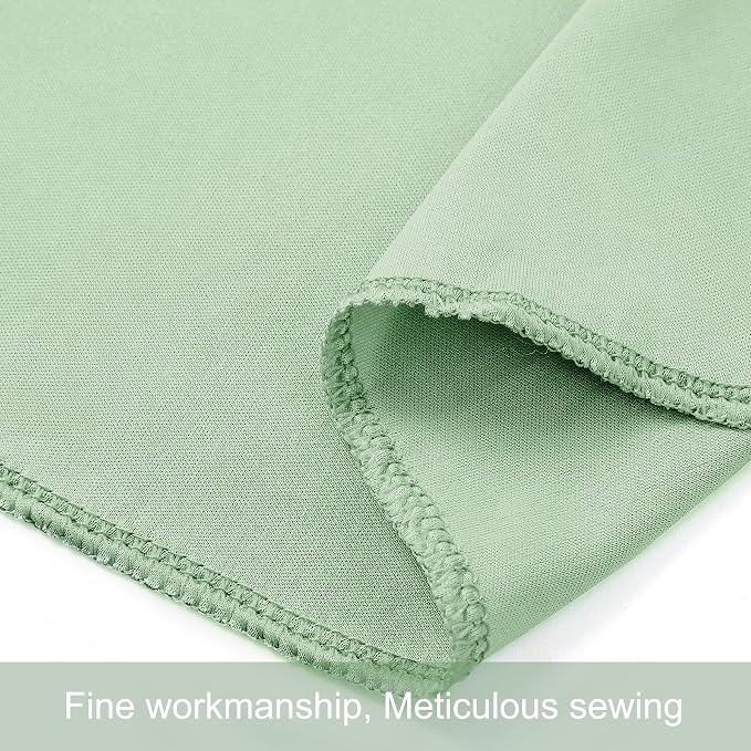 8 Panels Sage Green Backdrop Curtains - Image 8