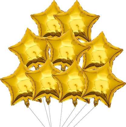 Gold Star Shape Foil Balloon - Image 3