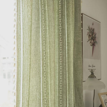 Sutuo Home Boho Curtain for Bedroom Living Room Nursery, Semi-Blackout French - Image 8