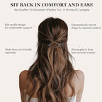 8 PCS Flat Hair Clips for Women French Matte Flat Claw Clips for Thick & Thin Hair No-Slip Hair Barrettes, Strong Hold Styling Accessories