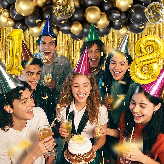 Gold 18th birthday decorations for boys Men - Image 7